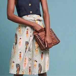 Eva Franco Sunbathers Skirt sz 8